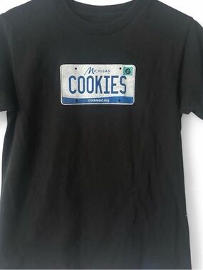 Cookies MI License Plate Graphic Tee